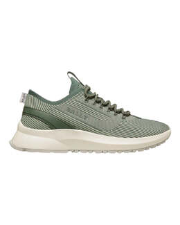 Мужские кроссовки Bally Dean 6302848 из ткани и кожи белого/зеленого цвета 7888768204860 | multi