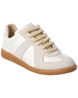 Кроссовки Maison Margiela Replica из кожи и замши, белый 7896921702460 | white