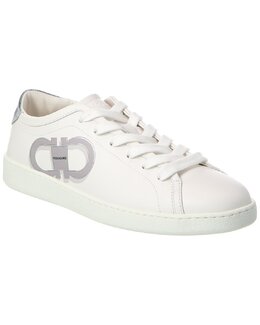 Кроссовки Ferragamo Brandy из кожи Salvatore Ferragamo, белый 7918731460668 | white
