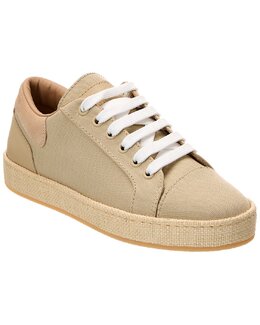 Кроссовки Giuseppe Zanotti GZ/City из парусины и кожи 7851946147900 | beige
