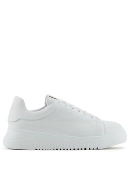 Emporio Armani Cruelty Free Leather Sneakers x3x024xf76800001
