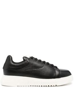 Emporio Armani Leather Sneakers x4x264xf76800002
