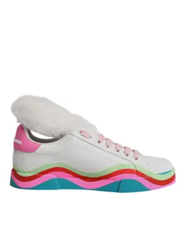 Dolce & Gabbana Multicolor Low Top Trainers Sneakers Shoes - EU34/US4.5 la12552-34