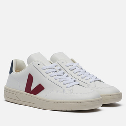 Кроссовки Veja V-12 Leather, цвет белый, размер 43 EU xd0201955-3206532