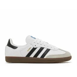 Кроссовки Adidas Samba OG, полнота D, размер 10.5US, белый 103158338931
