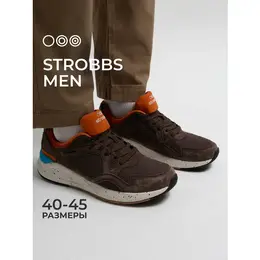 Кроссовки Strobbs, полнота 6, размер 45, коричневый 103742699392