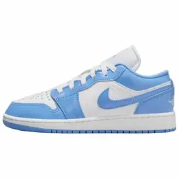 Кроссовки Nike Air Jordan 1 Low, размер 7US, синий, белый, голубой 103833871552