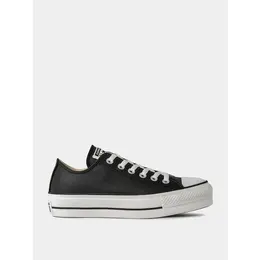 Кеды Converse Chuck Taylor Leather Low, размер 37 EU, black/white 4312404086