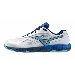 Кроссовки Mizuno, размер 6.5 UK, белый, синий 4317347103