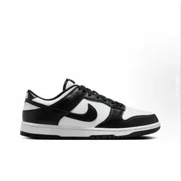 Кроссовки Nike Dunk Low Black and White, полнота D, размер 10.5 US, черный / белый 4452601585