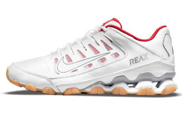 Кроссовки Reax 8 для мужчин с низким верхом, белые/красные Nike 621716-103
