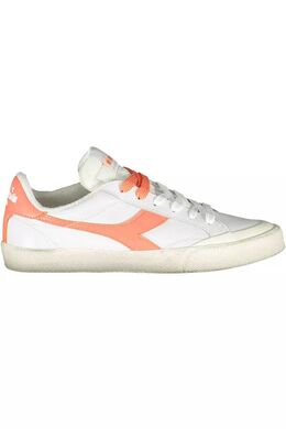 Элегантные женские кроссовки Diadora из кожи на шнуровке, белый 7640572100668 | white