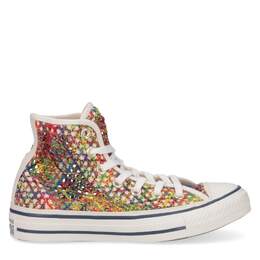 Converse Chuck Taylor All Star женские разноцветные холщовые трикотажные кеды, цвет multi 7110556549180 | multi