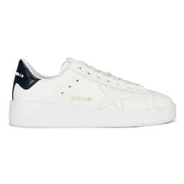 Женские кроссовки Golden Goose Purestar White Star and Navy Heel Tab 7866942914620 | multi