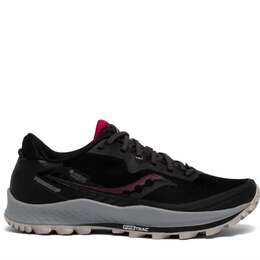 Женские кроссовки Peregrine 11 Gore-Tex черного/вишневого цвета Saucony 7882086514748 | black/cherry