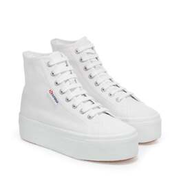 Женские высокие кеды белого цвета Superga 7640466194492 | white