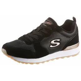 Кроссовки Skechers "OG 85 - GOLDN GURL", повседневная обувь, полуботинки, шнуровка с пеной с эффектом памяти с воздушным охлаждением, цвет Schwarz-Goldfarben 51736291 | schwarz-goldfarben