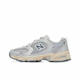 Кроссовки New Balance 530, полнота F (EU)/ на среднюю стопу, размер 5.5US 38EU 37RU 23.5СМ, white silver metallic 4350645582