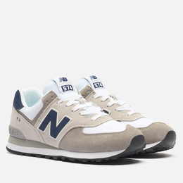 Кроссовки New Balance ML574EAG, цвет серый, размер 39.5 EU ml574eag-4924333