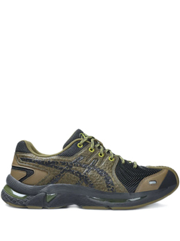 Кроссовки с кожаными вставками Asics, коричневый 1203a644200 | коричневый