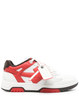 Тонкие кроссовки Out Of Office Off-White, белый omia243s25lea001 | белый