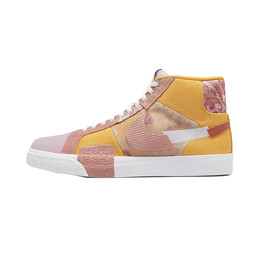 Скейтерские кеды Nike SB Zoom Blazer Mid Premium, оранжевый/розовый dm0859 700 | gold