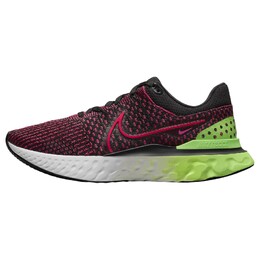 Кроссовки Nike React Infinity Run Flyknit 3, черный/красный/зеленый dh5392-003 | black/green strik