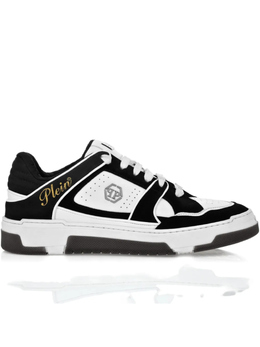 Кроссовки с кожаными вставками Philipp Plein, черный paesusc0723ple010n | черный