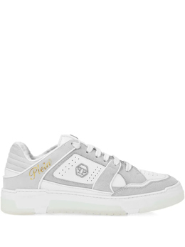 Кроссовки с кожаными вставками Philipp Plein, белый paesusc0724ple010n | белый