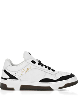 Кроссовки из кожи наппа Philipp Plein, белый paesusc0755ple075n | белый