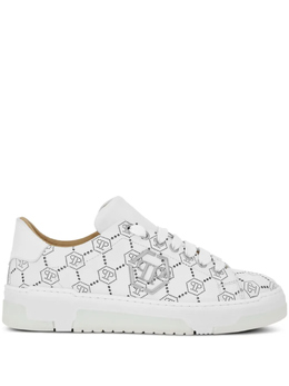 Кроссовки с монограммой Philipp Plein, белый paesusc0770ple010n | белый