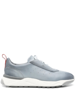 Кожаные кроссовки Santoni, синий mbim22027bgrtgonz23 | синий