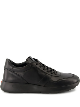 Кожаные кроссовки на шнуровке Tod's, черный xxm79k0z281thc | черный