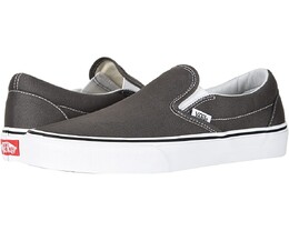 Кроссовки Classic Slip-On Core Classics Vans, уголь 7226411 | charcoal (canvas)