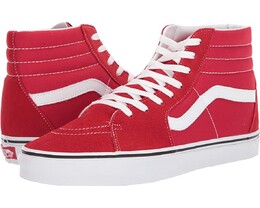 Кроссовки SK8-Hi Core Classics Vans, красный 7226399 | racing red/true white