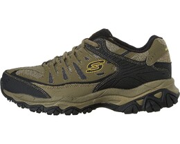 Кроссовки Afterburn M. Fit Skechers, галька 8237474 | pebble/black/pebble
