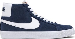 Кроссовки Nike Zoom Blazer Mid SB 'Navy', синий 864349401 | blue
