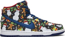 Кроссовки Nike Concepts x SB Dunk Pro High 'Ugly Christmas Sweater' 2017, многоцветный 881758446 | multi-color