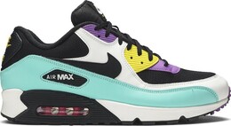 Кроссовки Nike Air Max 90 Essential 'Black Bright Violet', бирюзовый aj1285 024 | teal
