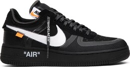 Кроссовки Nike Off-White x Air Force 1 Low 'Black', черный ao4606 001 | black