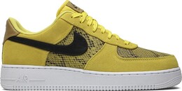 Кроссовки Nike Air Force 1 Low 'Yellow Snakeskin', желтый bq4424 700 | yellow
