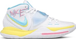 Кроссовки Nike Kyrie 6 'Neon Graffiti', белый bq4630 101 | white