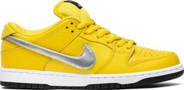 Лимитированные кроссовки Nike Diamond Supply Co. x Dunk Low Pro SB 'Canary Diamond', желтый bv1310 700 | yellow