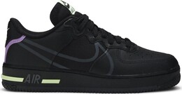 Кроссовки Nike Air Force 1 React 'Violet Star', черный cd4366 001 | black