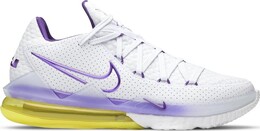 Кроссовки Nike LeBron 17 Low 'Lakers', белый cd5007 102 | white