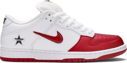 Кроссовки Nike Supreme x Dunk SB Low 'Varsity Red', красный ck3480 600 | red