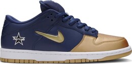 Кроссовки Nike Supreme x Dunk SB Low QS 'Metallic Gold', золотой ck3480 700 | gold