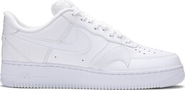 Кроссовки Nike Air Force 1 '07 LV8 'Misplaced Swoosh - Triple White', белый ck7214 100 | white