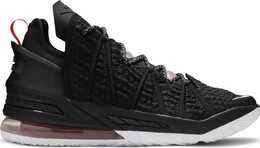 Кроссовки Nike LeBron 18 'Black University Red', черный cq9283 001 | black