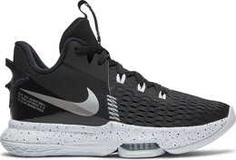 Кроссовки Nike LeBron Witness 5 'Black Metallic Silver', черный cq9380 001 | black